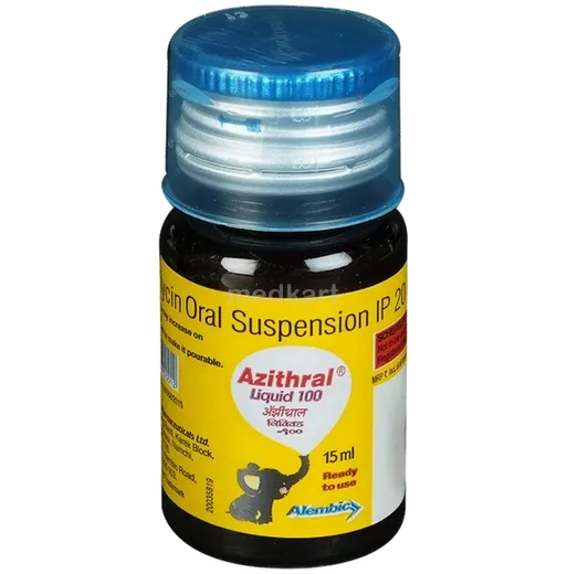 azithral 100mg syrup 15 ml